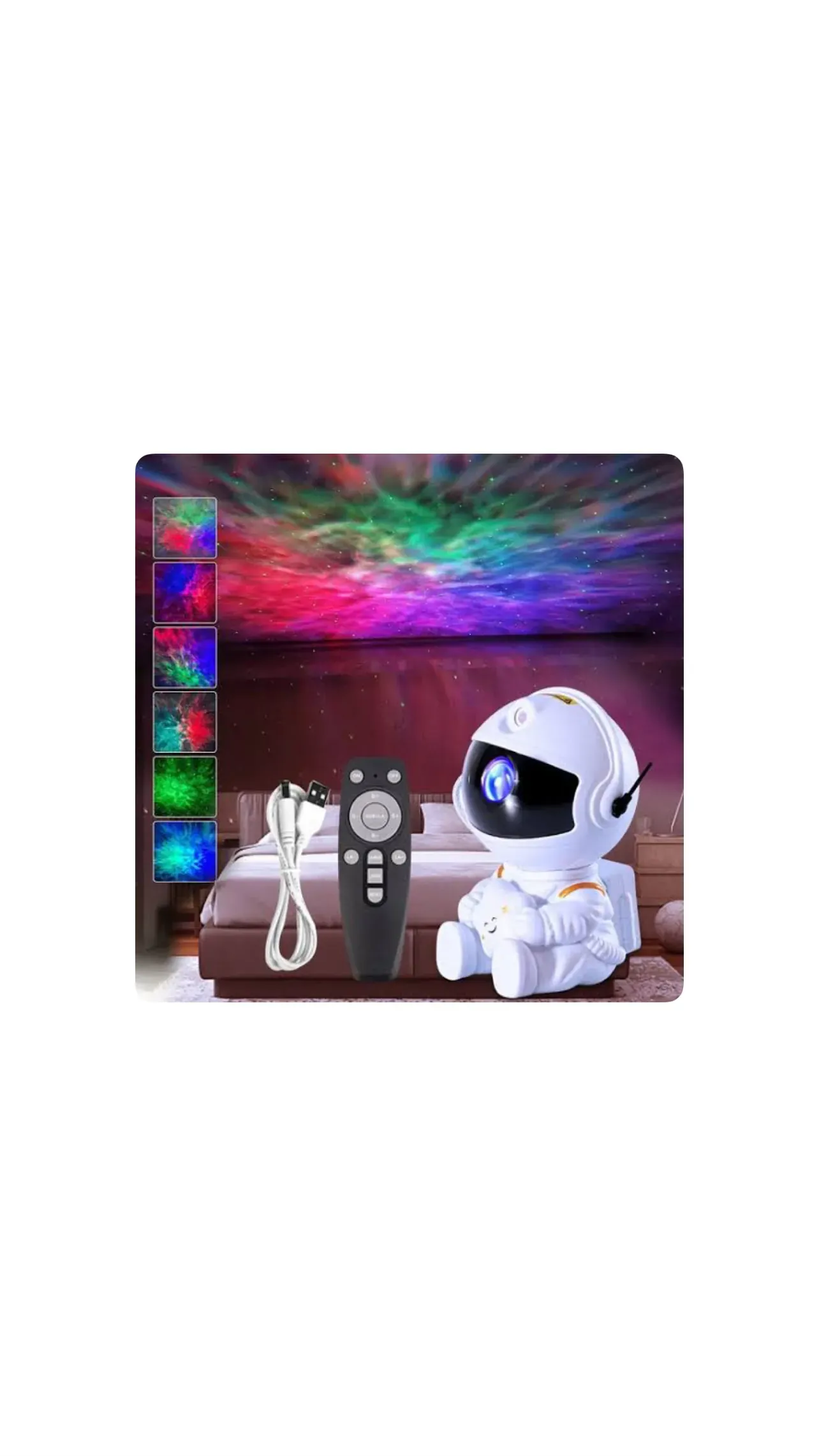 astronaut nebula projector