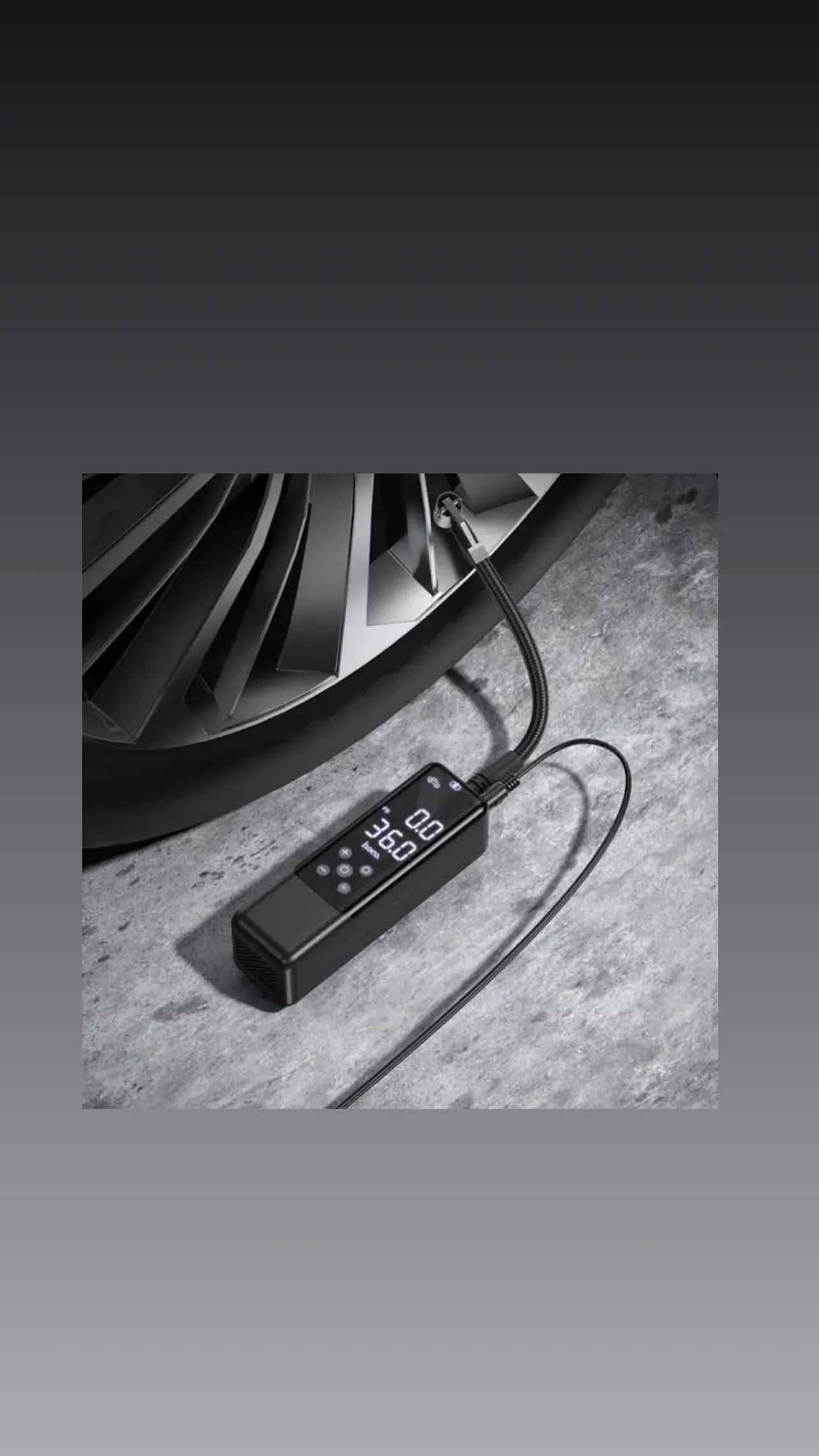 Hoco zp5 portable smart air pump