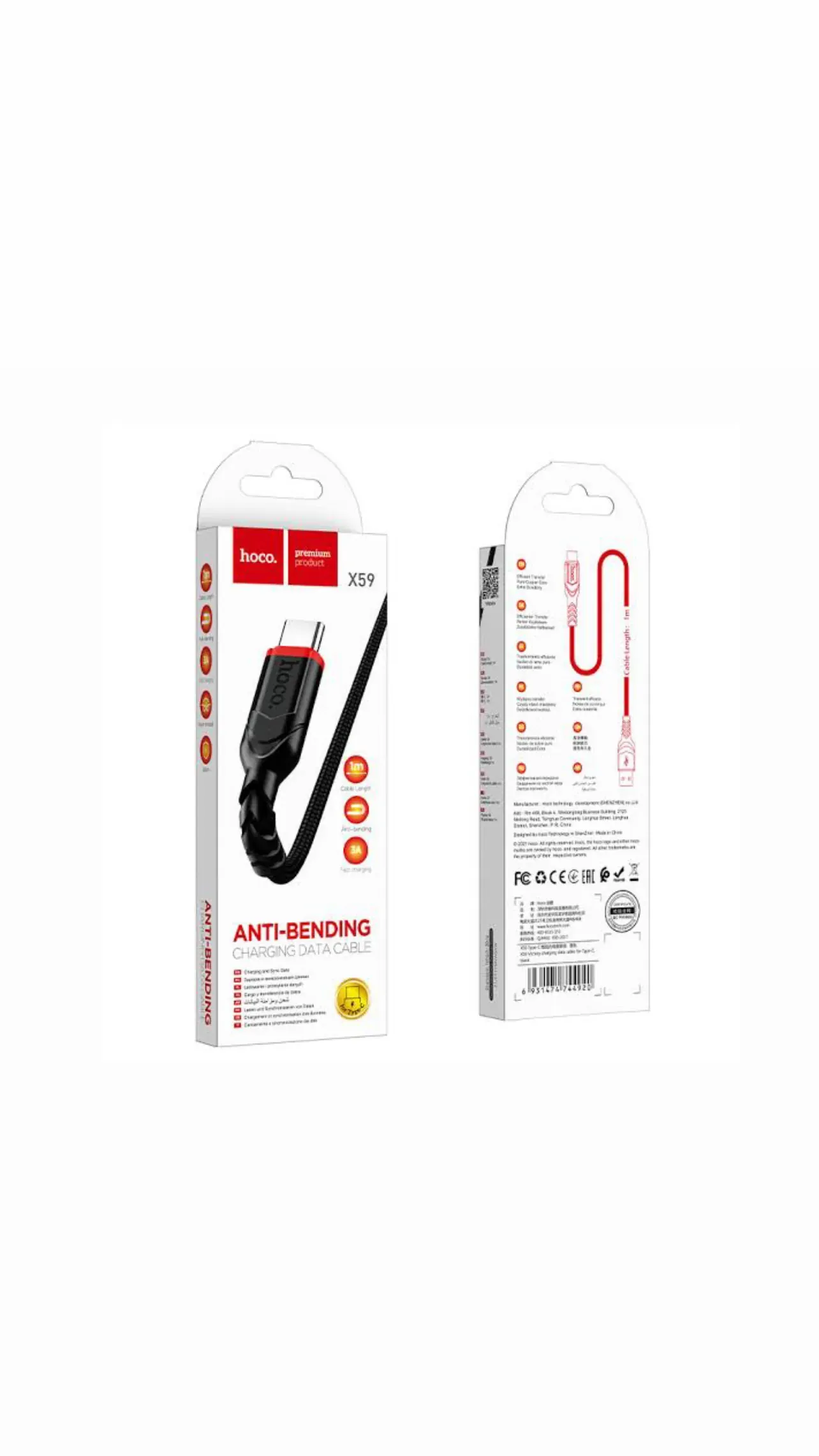 Hoco x59 cable USB/C