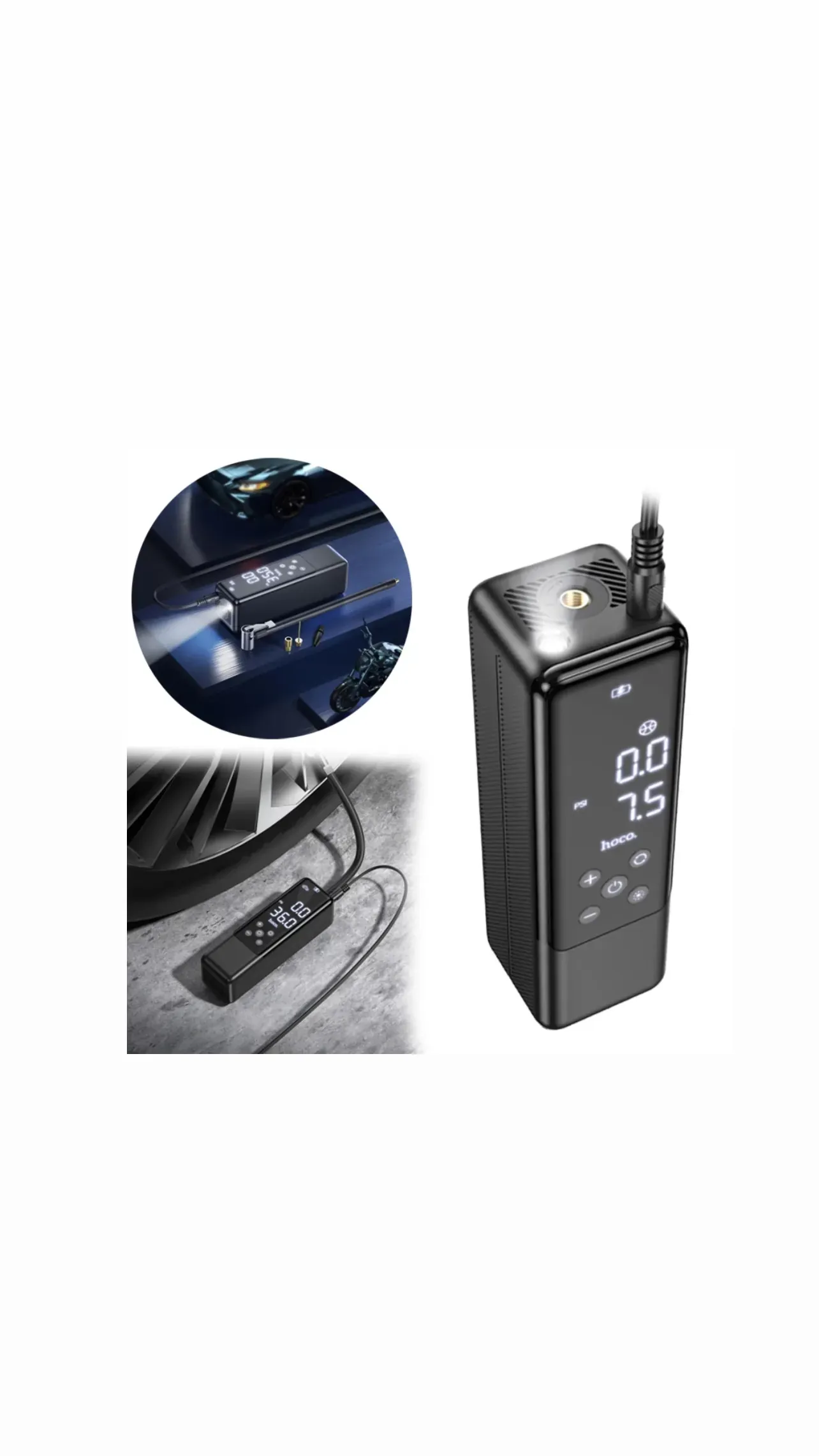 Hoco zp5 portable smart air pump