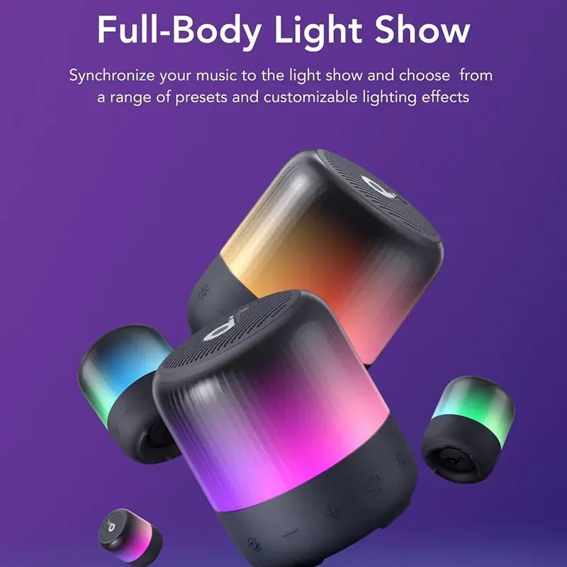 Anker Soundcore Glow Mini Portable Speaker With 360°