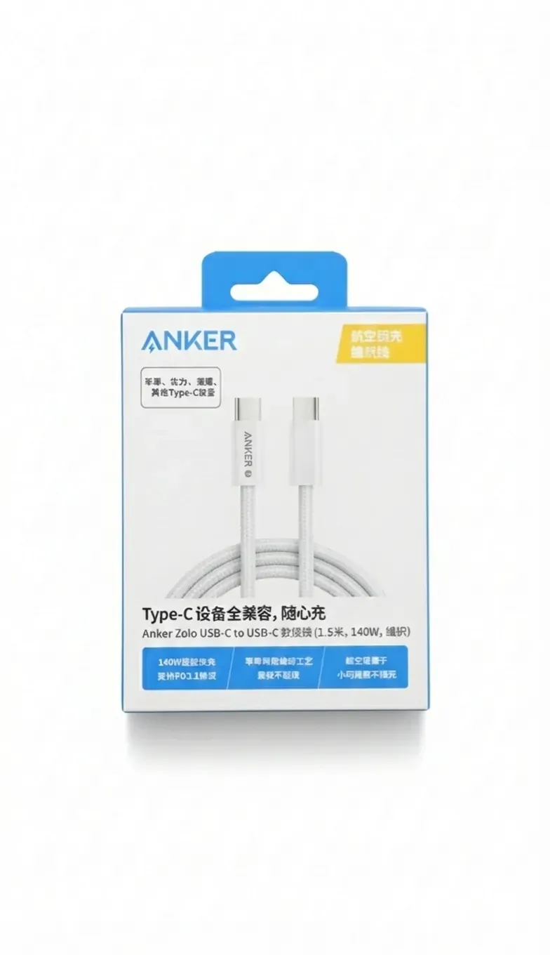 Type c  anker zolo  140 w 1.5m
